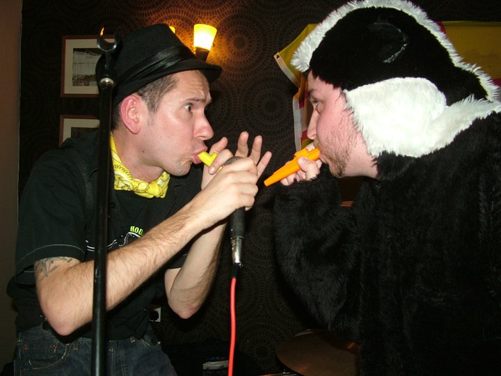 Kev’s band Skimmity Hitchers invading Easton next weekend!